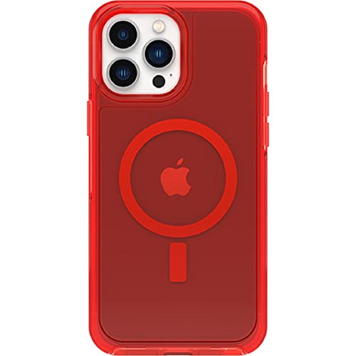 Symmetry Series Series+ Clear Antimicrobial Case with MagSafe for iPhone 12/13 Pro Max - in The Red