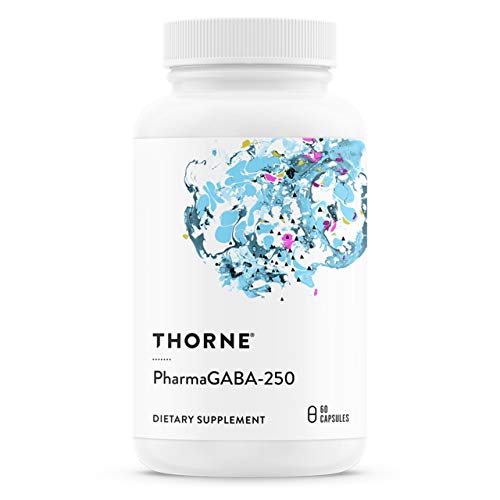PharmaGABA-250 - GABA Supplement - 250 mg Natural Source Gamma-Aminobutyric Acid - Promotes a Calm, Relaxed, Focused State of Mind* - 60 Capsules