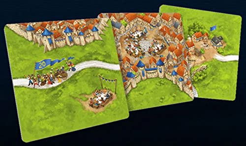 Carcassonne 20th Anniversary Edition - Upgraded Visuals and Gameplay, Strategy Board Game for Ages 7+, 2-5 Players