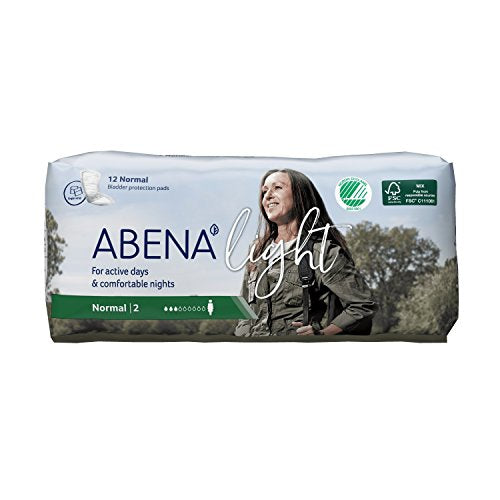 Light Premium Incontinence Pads, (Sizes 0 To 4A) Size 2, 12 Count