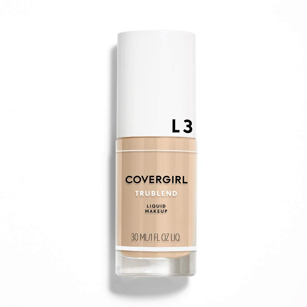 Natural Ivory L3 : Trublend Liquid Makeup Natural Ivory L3 1 Fl Oz, 1.000-Fluid Ounce