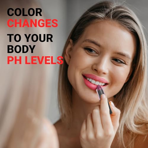 Original Color Changing Lipstick – 12 Hours Long-Lasting, Moisturizing, Smudge-Proof, Glamorous Personalized Color, Premium Quality – Made in USA (Purple)