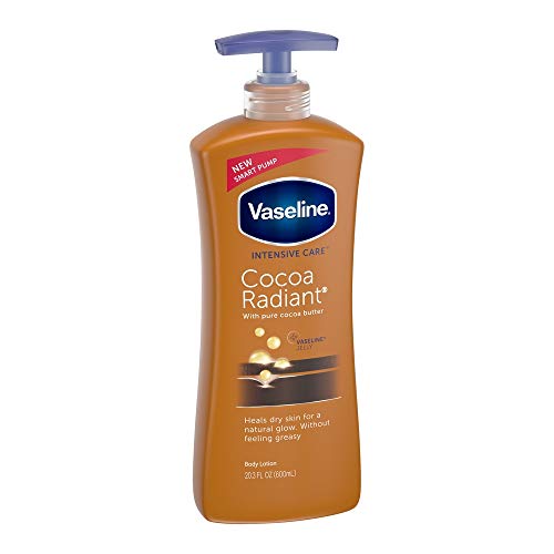 Vaseline Intensive Care Lotion Cocoa Radiant 20.3 Ounce Pump (600ml) (2 Pack)