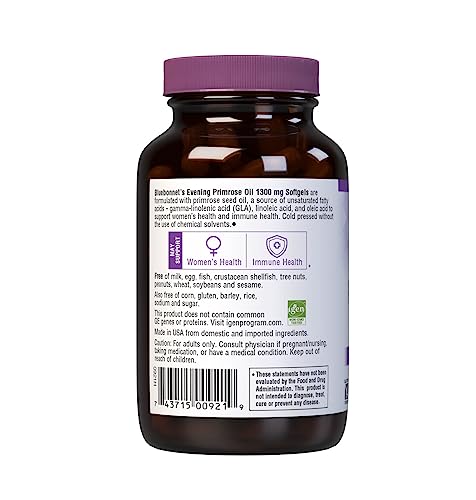 BLUEBONNET NUTRITION EVENING PRIMROSE OIL 1300 mg