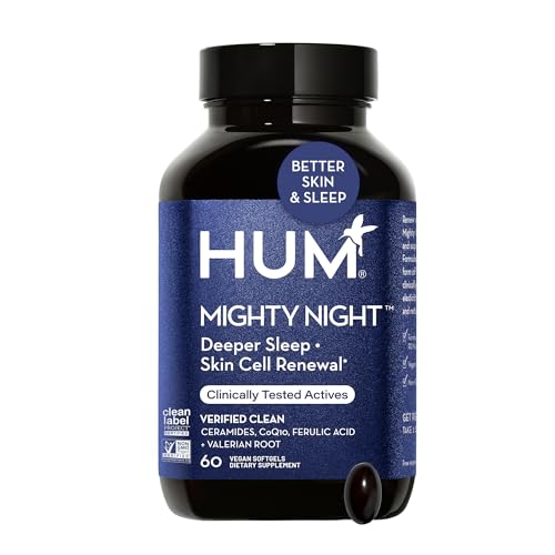 Mighty Night - Nighttime Supplement for Skin + CoQ10 & Ferulic Acid to Promote Skin Cell Turnover - Overnight Beauty Vitamins for Women (60-Count)