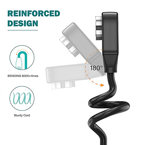 Magnetic Charger Compatible with AfterShokz Aeropex, SHOKZ OPENCOMM, OPENRUN PRO, OPENRUN PRO Mini, OPENRUN, OPENRUN Mini - 1M,2-Pack