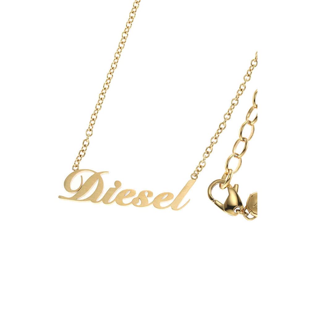 All-Gender Stainless Steel Chain Necklace, Color: Gold (Model: DX1372710)