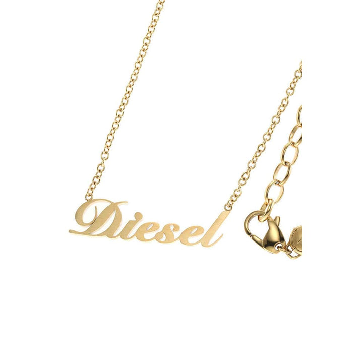 All-Gender Stainless Steel Chain Necklace, Color: Gold (Model: DX1372710)