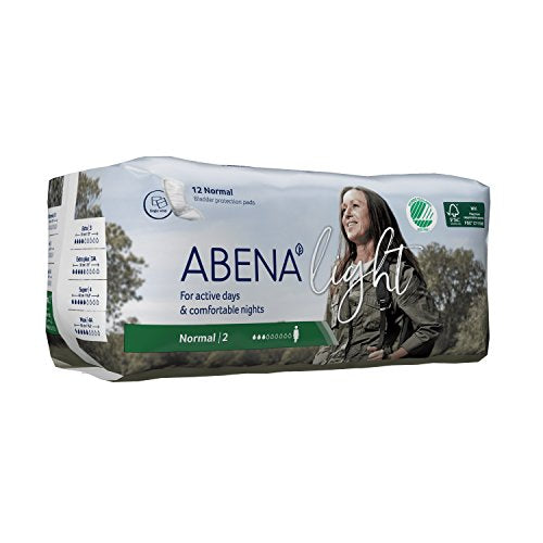 Light Premium Incontinence Pads, (Sizes 0 To 4A) Size 2, 12 Count