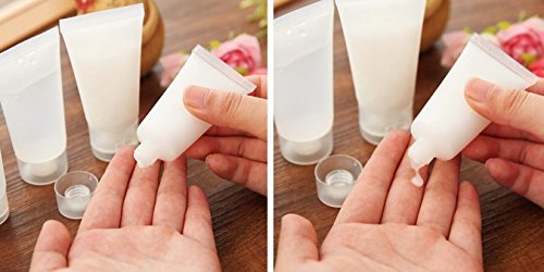10 ML : 20PCS 10ml/20ml/30ml Clear Empty Refillable Plastic Tubes Bottle PackingSampleBottles ForShampoo Cleanser Shower Gel Body Lotion (10 ML)