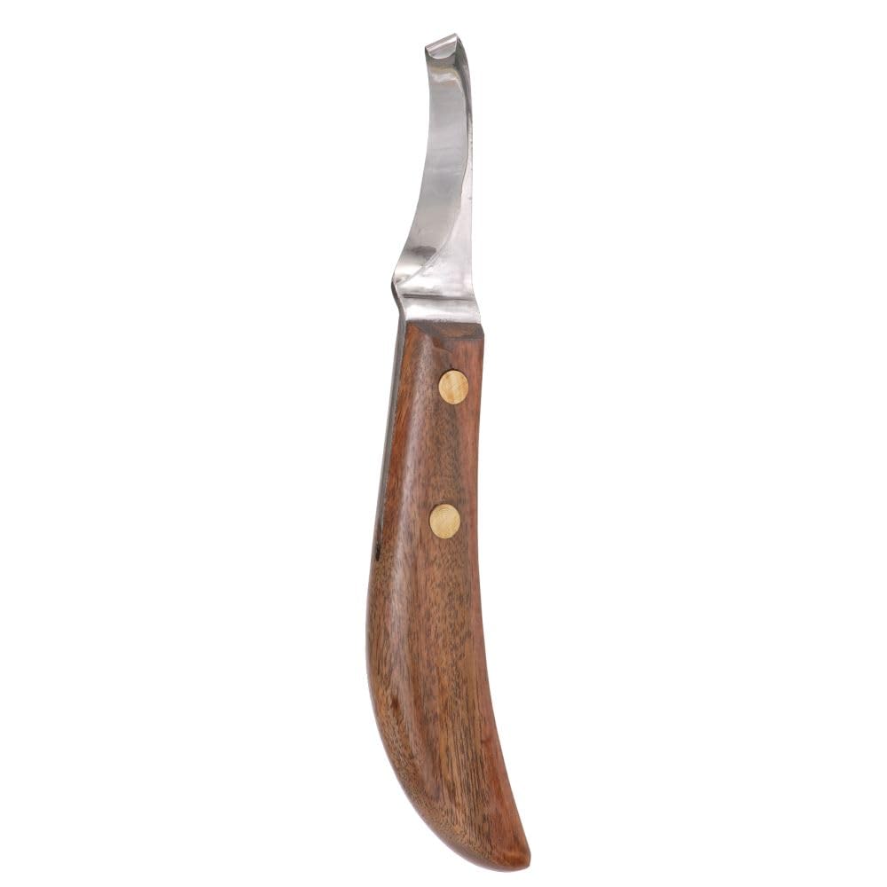 Tough 1 German Super Sharp Hoof Knife (Right), Brown
