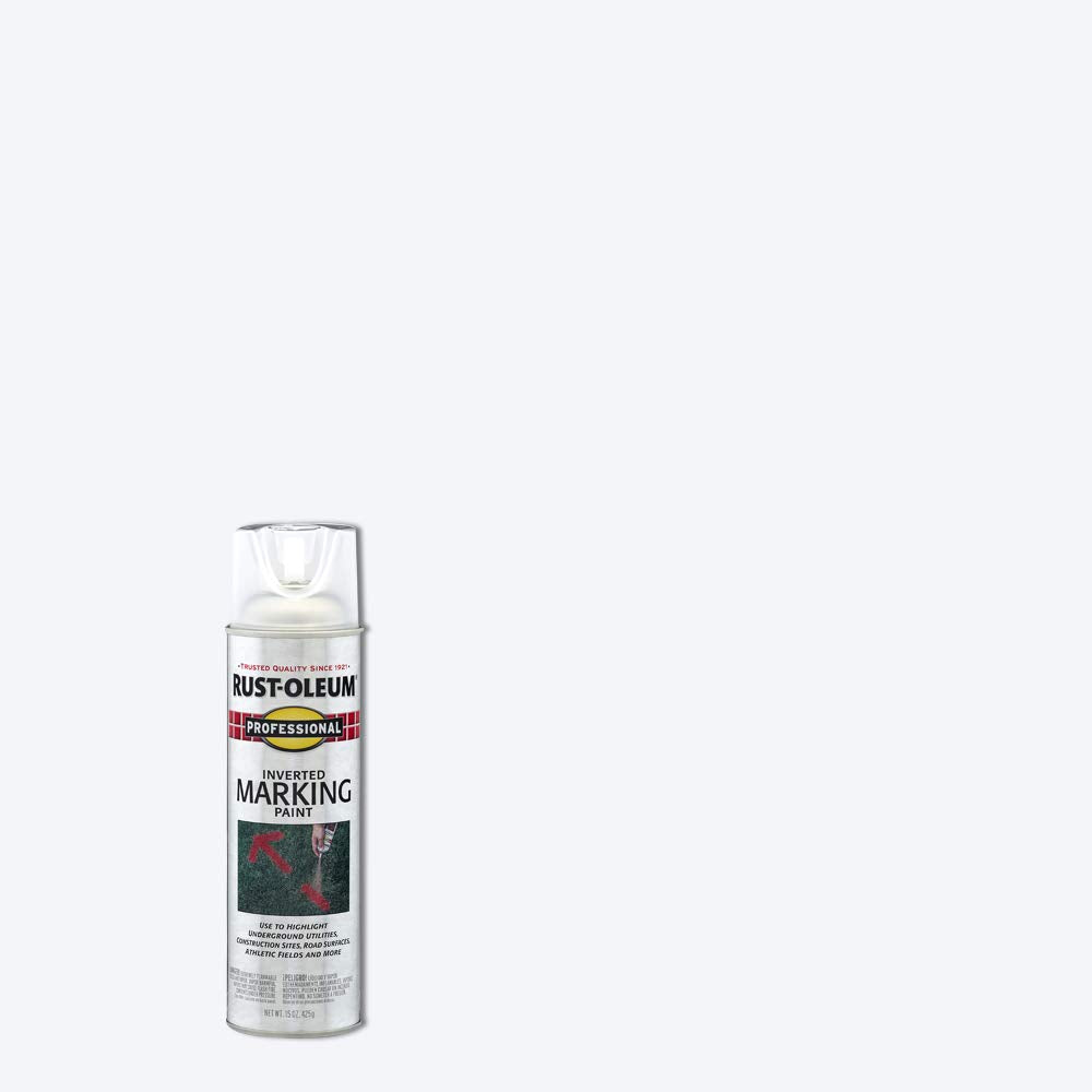 2596838 Professional Inverted Marking Spray Paint, 15 oz, Clear