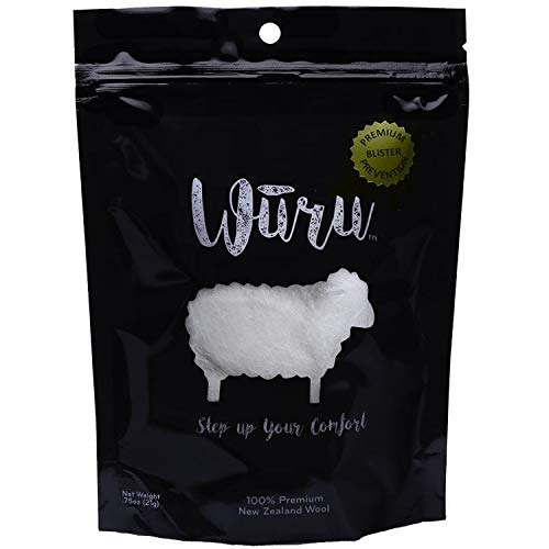 Wool Premium Blister Prevention Foot Care for Hiking, Running, and Everyday Activities, Packaged in The USA