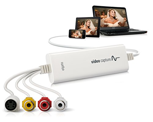 Video Capture – USB 2.0 Capture Card Device, Easy to Use, Convert Analog to Digital, with VHS VCR TV to DVD Adapter, for Mac, Windows or iPad