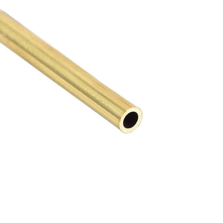 Brass Round Tube, 3mm OD 0.5mm Wall Thickness 30mm Length Seamless Pipe Tubing for DIY Crafts 10 Pcs