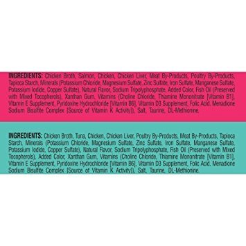 Perfect Portions Cuts in Gravy Multipack Salmon & Tuna Wet Cat Food 2.6 oz.