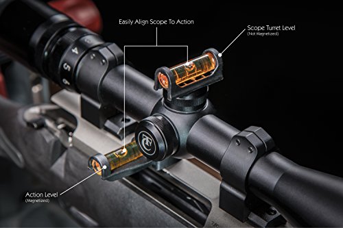 Engineering Level, Mounting Leveling Tool with Magnetic Base and Adaptable Design for Scope Mounting, Gunsmithing, and Maintenance