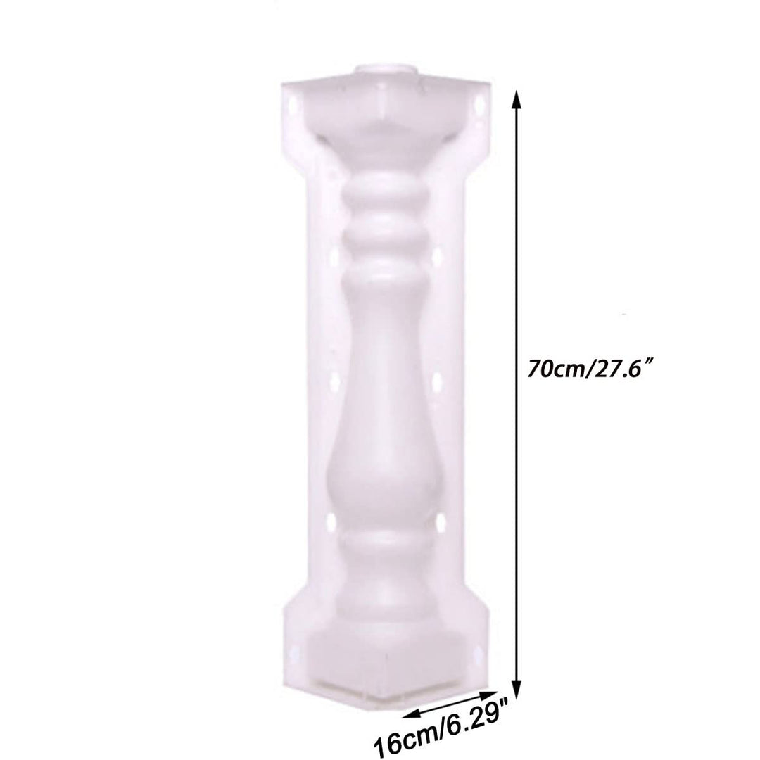 Roman Column Mold,Kucy 27.6 inch Balcony Garden Pool Fence Cement Railing Plaster Concrete Mould