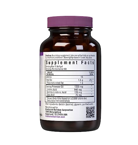 BLUEBONNET NUTRITION EVENING PRIMROSE OIL 1300 mg