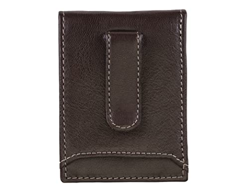 Men's Slim Leather Front Pocket Credit Card Holder Wallet