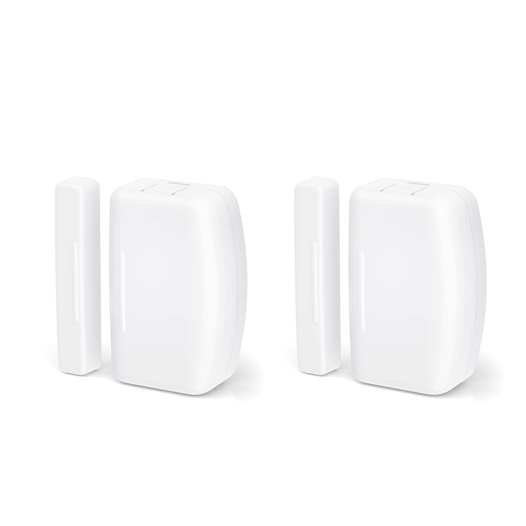 Zigbee Contact Sensor 2 Pack,Door and Window Monitor, Home Automation,Works with Home Assistant,SmartThings,Aeotec,Homey,Hubitat or Echo Devices with Build-in Zigbee Hub,hub Required