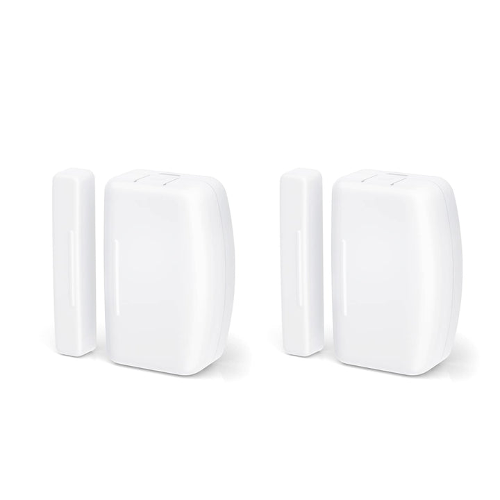 Zigbee Contact Sensor 2 Pack,Door and Window Monitor, Home Automation,Works with Home Assistant,SmartThings,Aeotec,Homey,Hubitat or Echo Devices with Build-in Zigbee Hub,hub Required