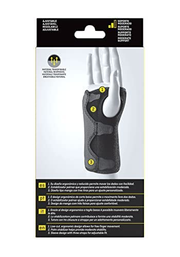 FUTURO Comfort Stabilizing Wrist Brace, Helps Support Sprains, Strains, and Symptoms of Carpal Tunnel Syndrome, One Size