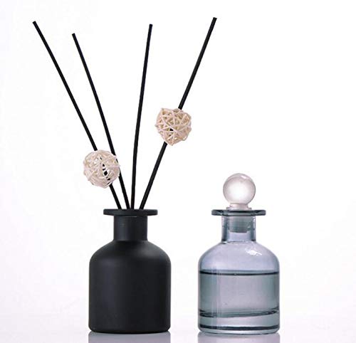 1PCS 150ml/5oz Glass Diffuser Bottle Jars Pot Empty Refillable Exquisite Essential Oils Container for DIY Reed Diffuser Sticks Sets Crafts Decor Essential Oil Diffuser Gift