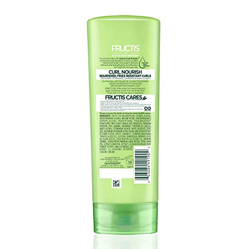 Hair Care Fructis Triple Nutrition Curl Nourish Conditioner, 12 Flu