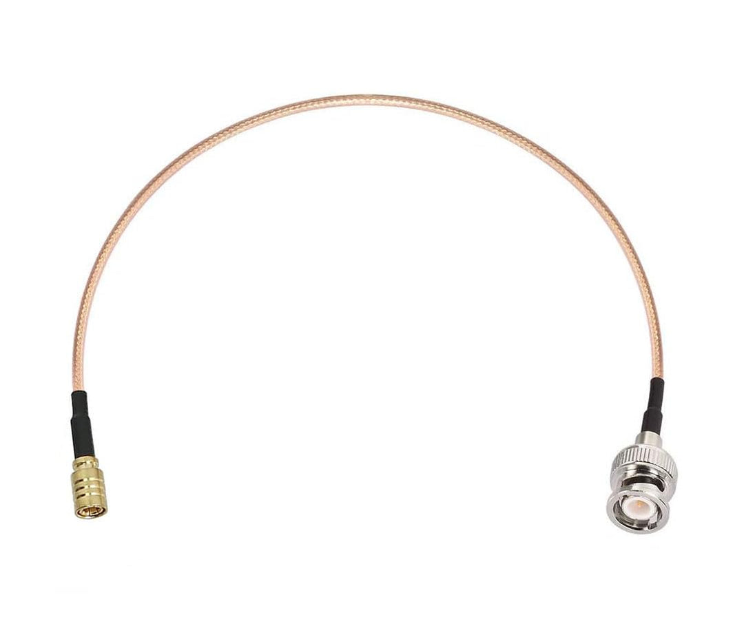 RF coaxial coax cable assembly BNC male to SMB female 12''