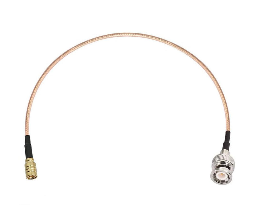 RF coaxial coax cable assembly BNC male to SMB female 12''