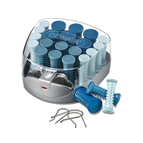 Compact Multi-Size Hot Rollers, Blue