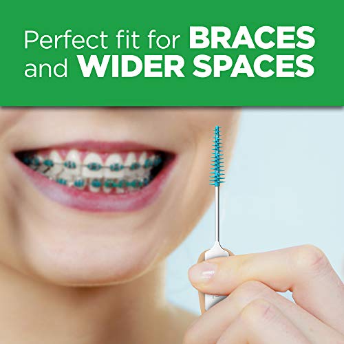 Soft-Picks Wider Space, Easy to Use Dental Picks for Teeth Cleaning and Gum Health, with Convenient Carry Case, Dentist Recommended Dental Picks, 50ct