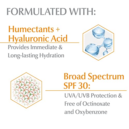 Sun Advanced Hydration SPF 30 Sunscreen Lotion, Lightweight Sunscreen with Hyaluronic Acid, Hypoallergenic, Fragrance Free, 5 Fl Oz Tube
