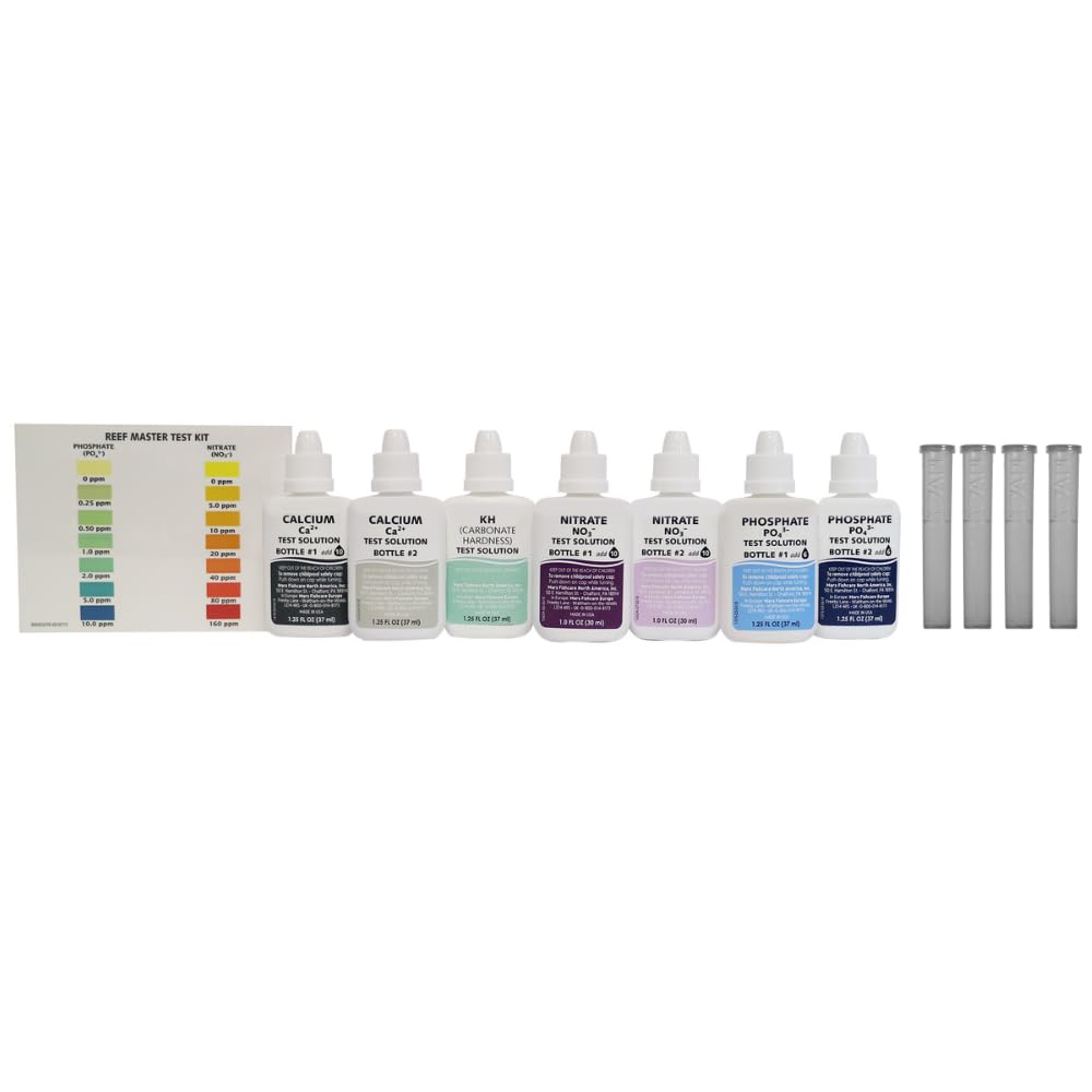 REEF MASTER TEST KIT Reef Aquarium Water Test Kit 1-Count