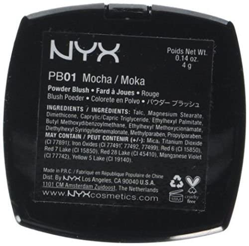 NYX Professional Makeup Powder Blush, Mocha, 0.14-Ounce