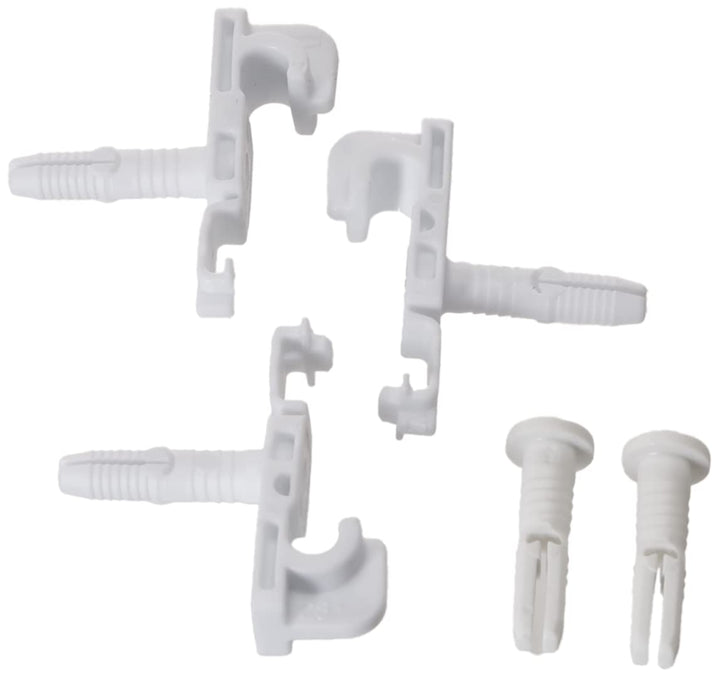 Direct Mount Wall Shelf, 2 Ft. Wide, Mounting Hardware Kit Included, White, Wire Shelving Organizer System for Home/Laundry/Bathroom/Mudroom/Pantry/Linen Closet, 2' Length, Metal