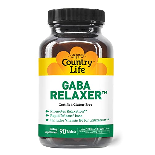 GABA Relaxer – 90 Tablets | Rapid Release Formula for Relaxation, Stress & Sleep Support | With GABA, Amino Acids & B Vitamins | Certified Vegan, Gluten-Free, Non-GMO