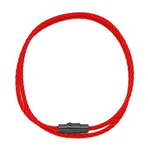 10PCS Black Cord End Caps Bracelet End Caps Locking Bracelet Rope End Cap Cord Ends (Black, 5 mm)
