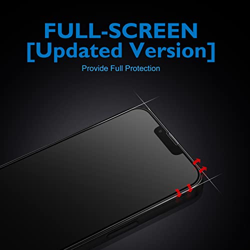 Matte Glass Screen Protector for iPhone 14 Plus/iPhone 13 Pro Max 6.7-inch Anti-Glare & Anti-Fingerprint Tempered Glass Full Screen Case Friendly Easy to Install Bubble Free Film Smooth as Silk