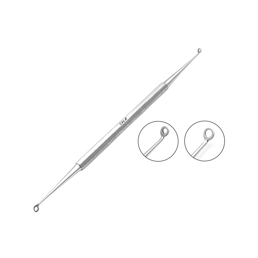 Looped blemish extractor pro double