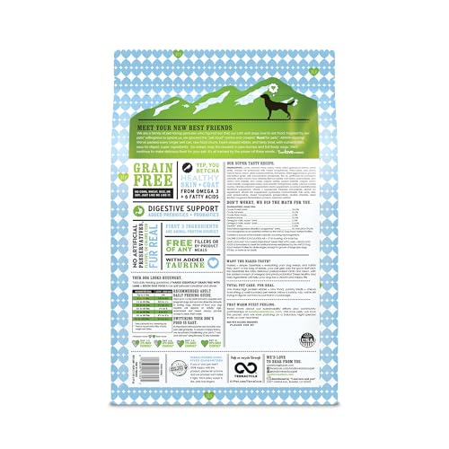 I and love and you Naked Essentials Dry Dog Food - Lamb + Bison - High Protein, Real Meat, No Fillers, Prebiotics + Probiotics, 11lb Bag