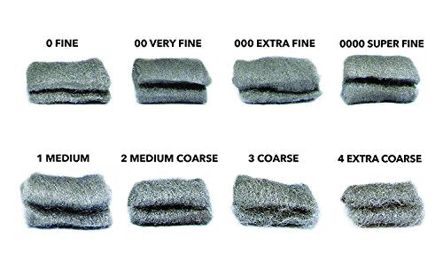 0314 Steel Wool, 1 Medium (Pack of 16),Gray