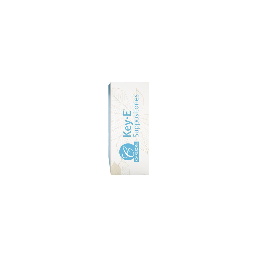 Labs Key-E Suppositories with Natural Vitamin E, 12-Count Box