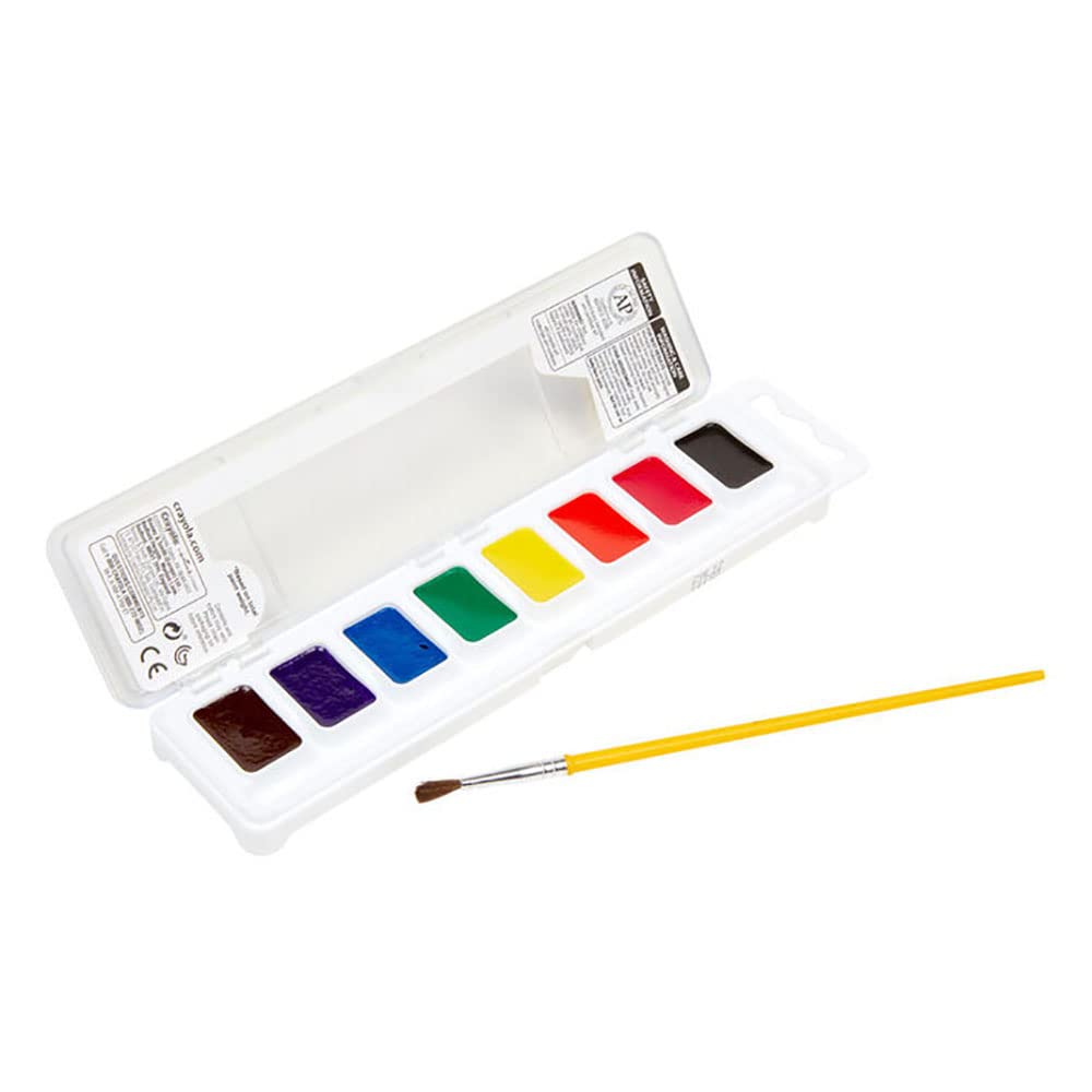 Washable Watercolors, Kids Paint Set, 8ct