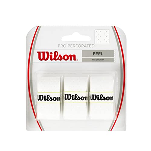Sporting Goods Perforated Pro Overgrip (12-Pack), White (WRZ4006WH)