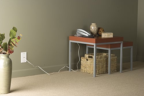 Legrand - Kit Cordmate, Organizer and Hider, Cover, Concealer, and Protector for Wall, Single Cord, CMK10, Paintable