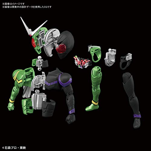 Bandai Hobby Figure-Rise Standard Kamen Rider Double Cyclone Joker Kamen Rider, Multi