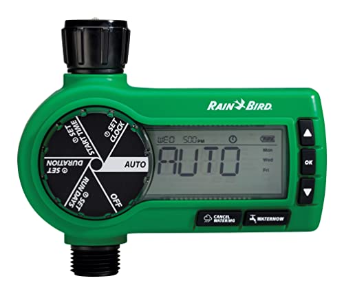 1ZEHTMR Professional Grade Electronic Digital Hose End Timer/Controller, One Zone/Station, Battery Operated