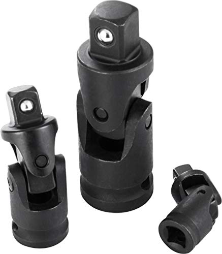 Impact Universal Joint Set, Cr-V,3 Pieces